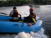 Dam surfing