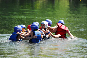 kids river sense course summer camp safety swim
